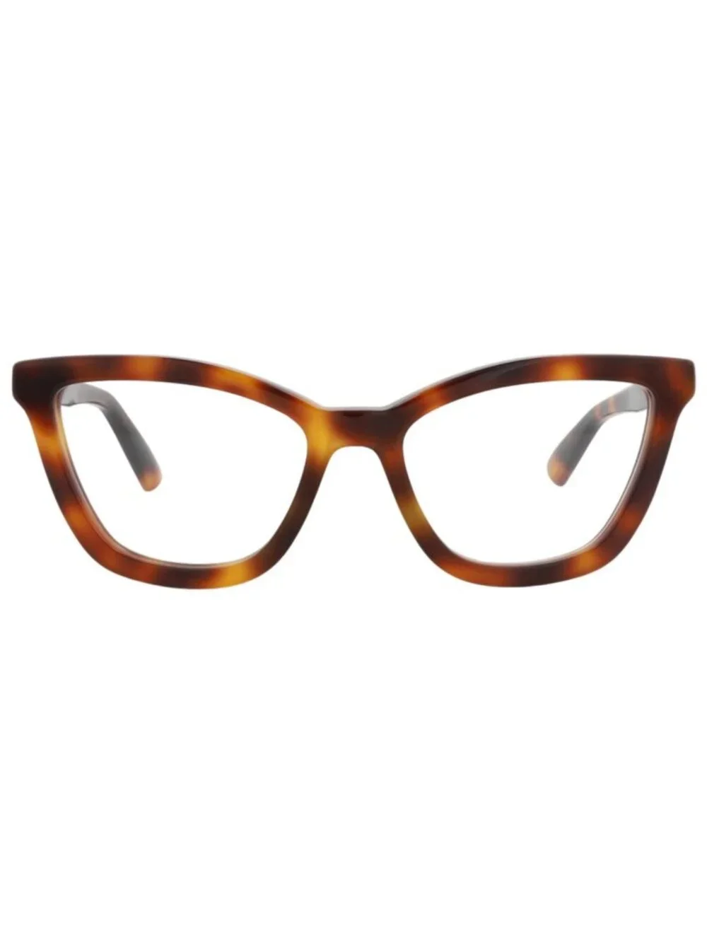 New Gucci Women's Eyeglasses Cat Eye Recycled Acetate Frame Havana Havana